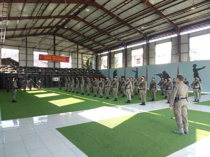Danden Gegana Pimpin Latihan Kemampuan PBB Bersenjata